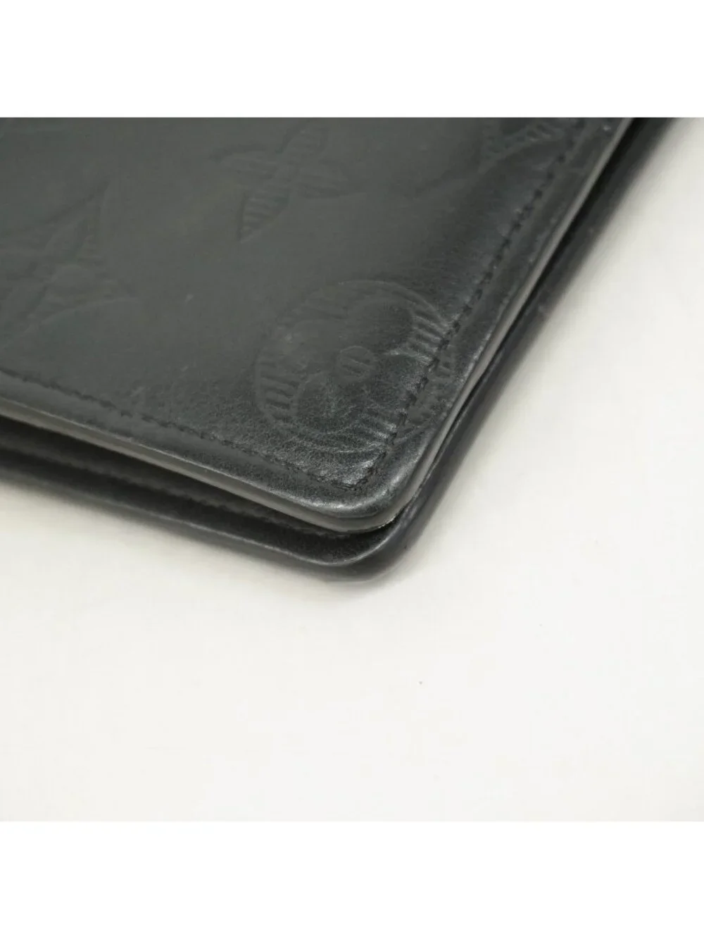 Louis Vuitton Wallet Monogram Shadow Portefeuille Brazza Black
